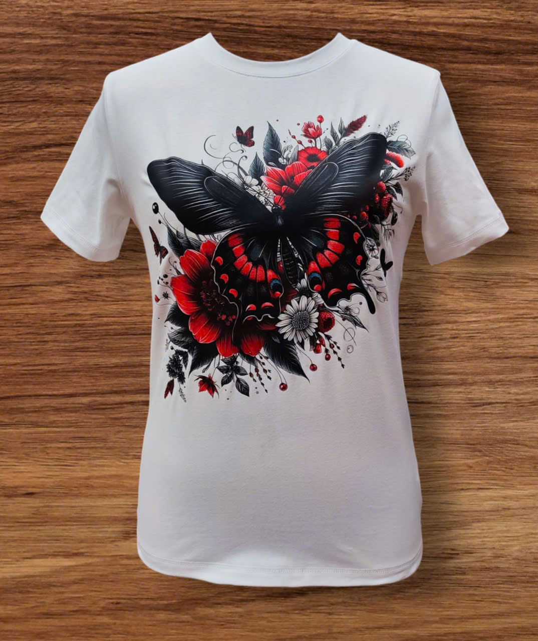Women's Short Sleeve Printing butterfly